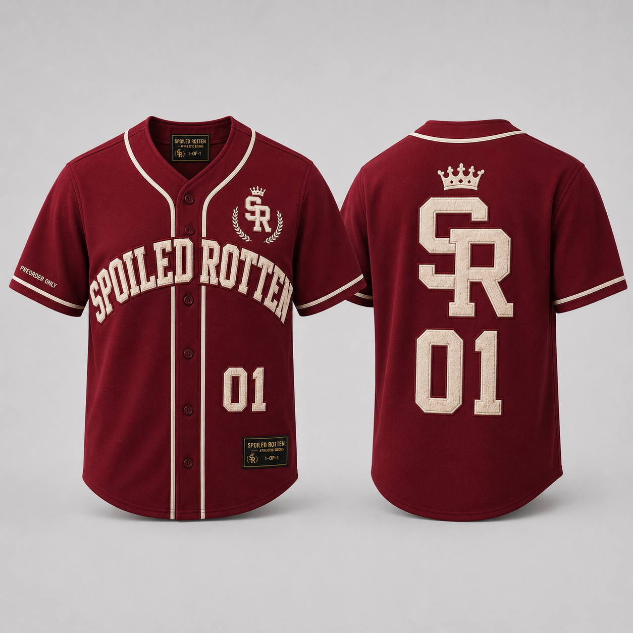 Spoiled League 01 Baseball Jersey