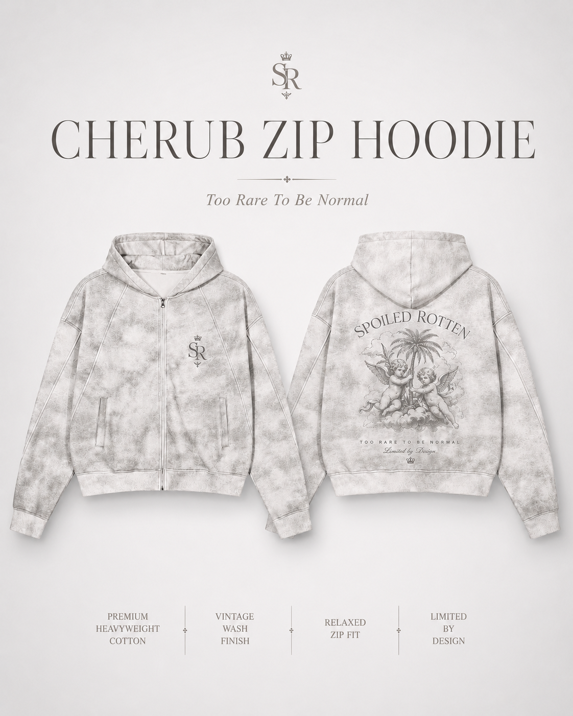 Too Rare Cherub Zip Set