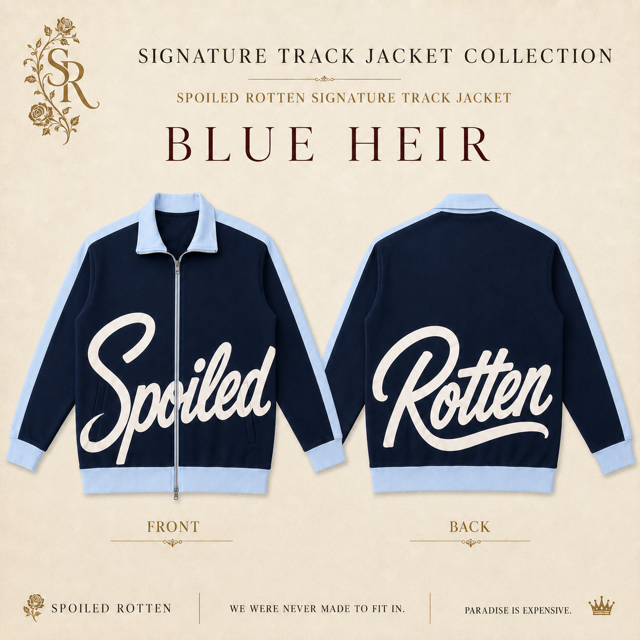 Blue Heir Signature Track Jacket