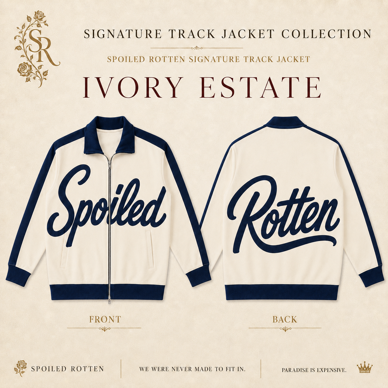 Ivory Estate Signature Track Jacket