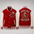 Spoiled Rotten Crest Varsity Jacket