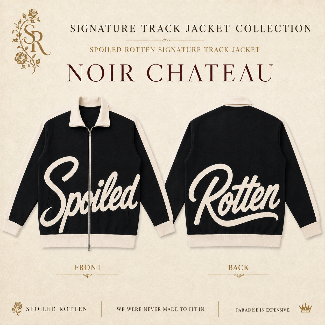 Noir Chateau Signature Track Jacket